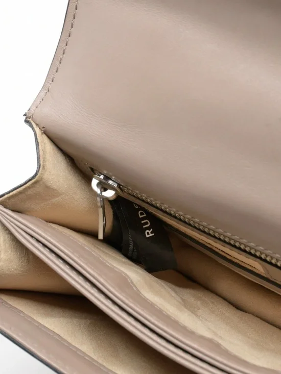 RUDSAK Leather Crossbody Bag with Wheat/Spiga Link Strap - Picture 9 of 15